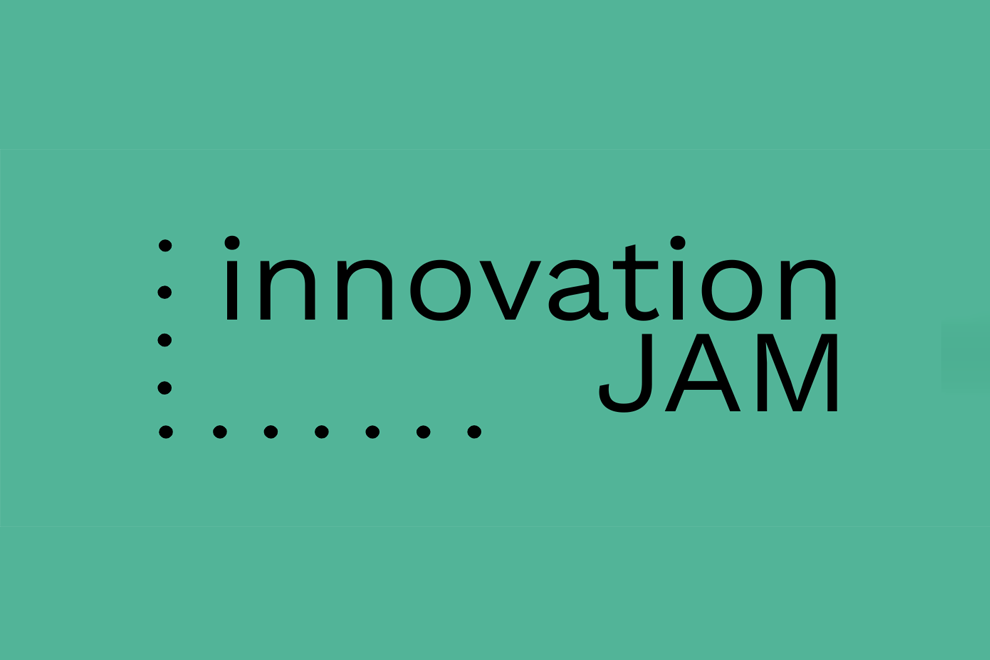 Logga Innovation Jam. Illustration.